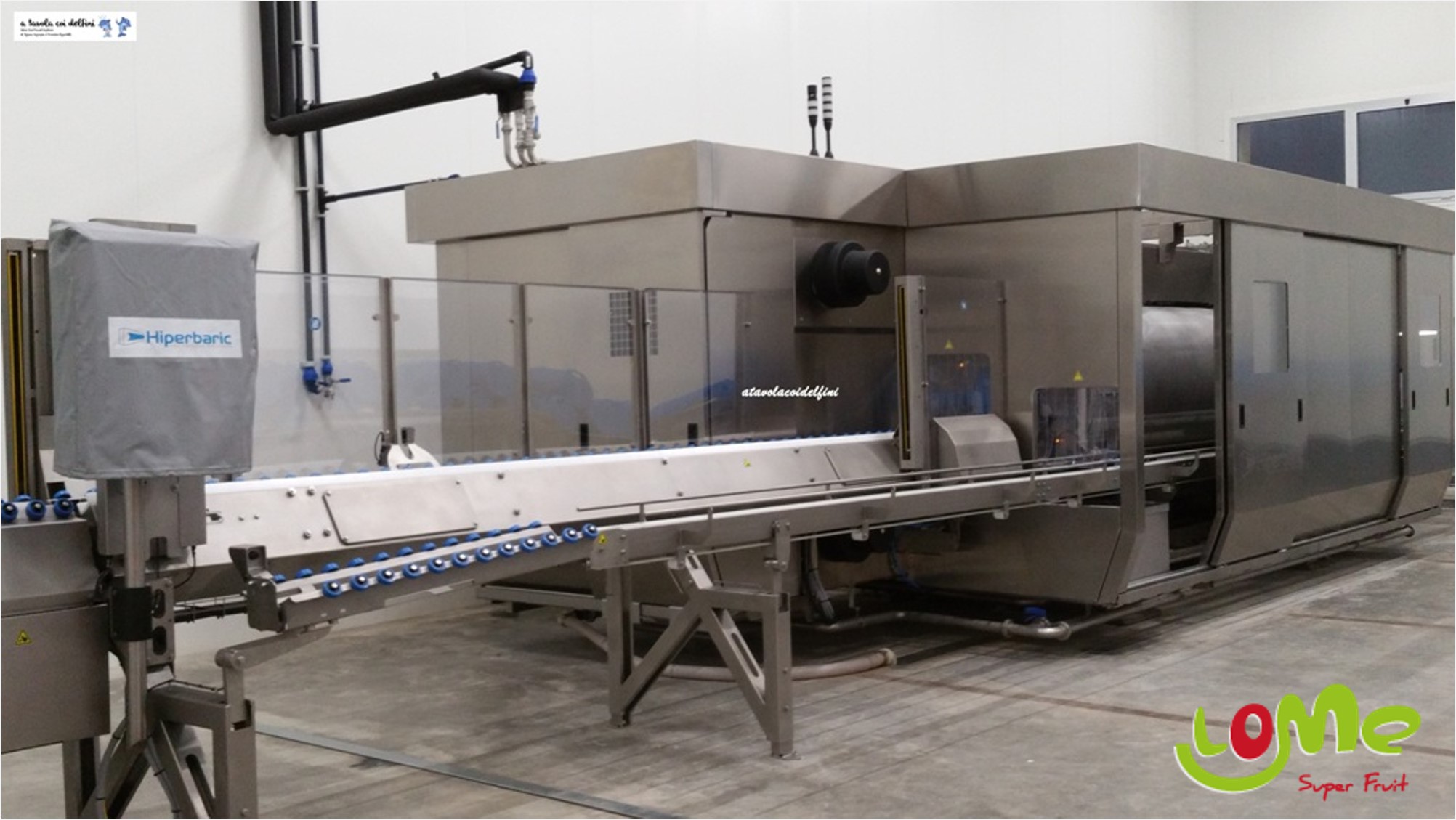 Hiperbaric 420 in the new facilities of Masseria Fruttirossi in Castellaneta. Source: http://www.atavolacoidelfini.com