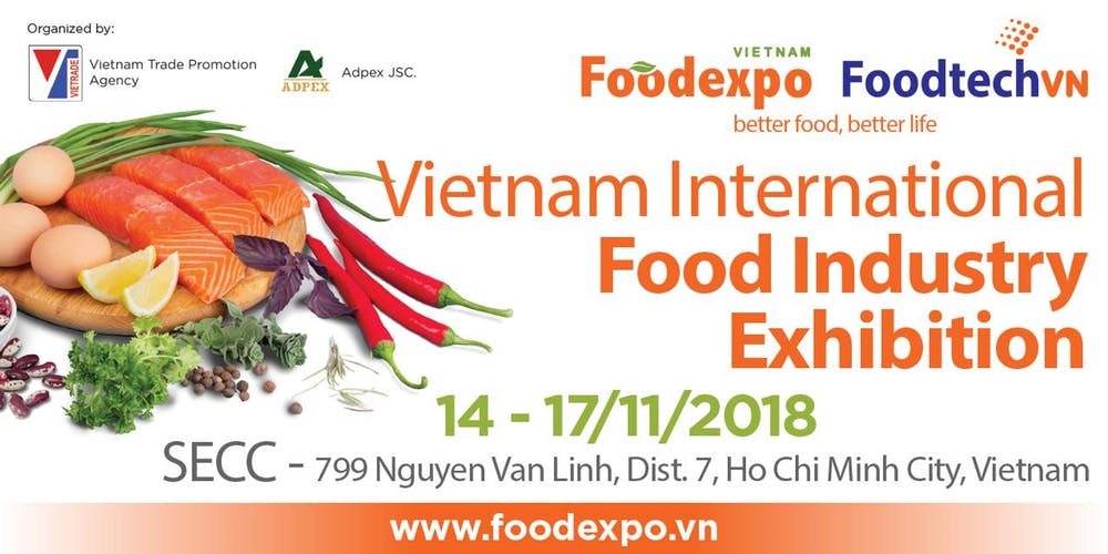 Anuncio Vietnam Food Expo 2018. Hiperbaric HPP Anuncio Vietnam Food Expo 2018