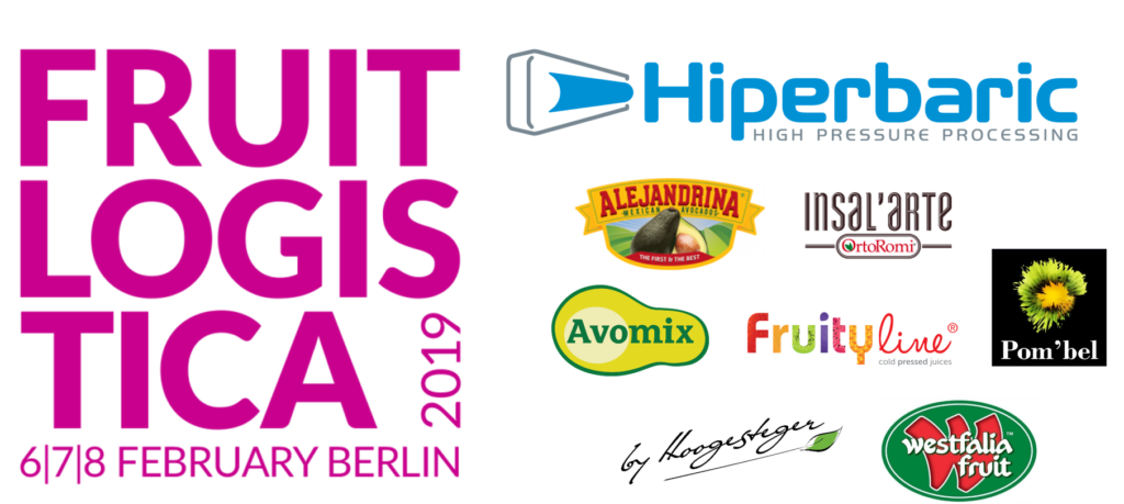 Hiperbaric and their customers attending Fruit Logistica 2019 Hiperbaric and their customers attending Fruit Logistica 2019