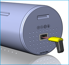 Infrared reader for baskets Infrared reader for baskets