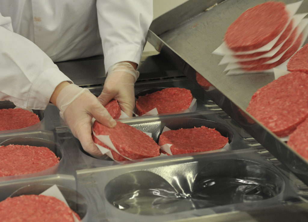 Figure 5. Hamburger packaging line Figure 5. Hamburger packaging line
