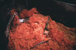 Figure 7. Mixing phase in the meat processing line. Figure 7. Mixing phase in the meat processing line.