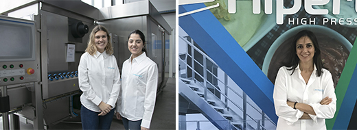 Margarida Rodrigues, experta en Biotecnología Industrial, y Patricia López, especializándose en Tecnología de los Alimentos, son las dos últimas incorporaciones de mujeres stem en la compañía. Ángeles Ruiz forma parte de la delegación de Hiperbaric en Miami. Margarida Rodrigues, experta en Biotecnología Industrial, y Patricia López, especializándose en Tecnología de los Alimentos, son las dos últimas incorporaciones de mujeres stem en la compañía. Ángeles Ruiz forma parte de la delegación de Hiperbaric en Miami.